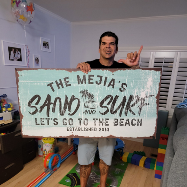 Sand and Surf Sign II