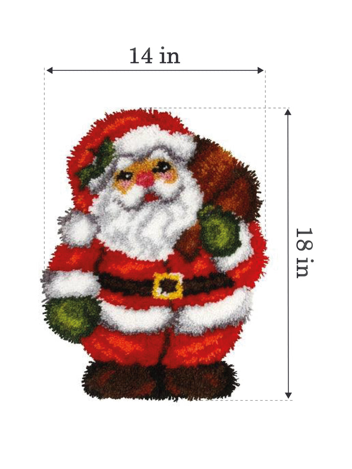 Latch hook cushion kit "Santa Claus" 4095