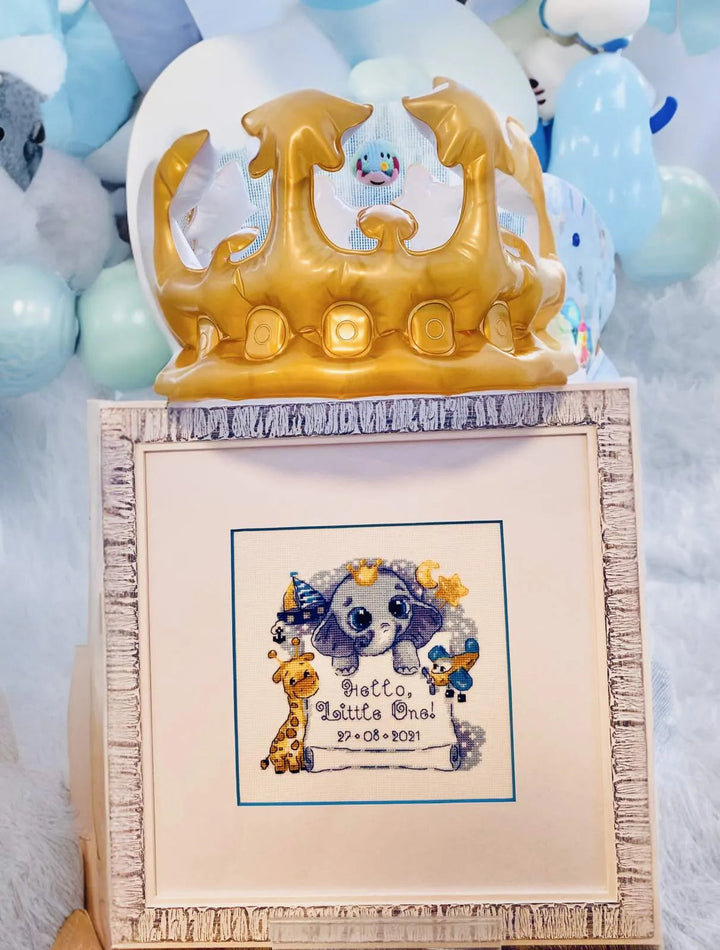 Hello, Little One! (for boy)¬¨¬®‚Äö√Ñ‚Ä† R1935 Counted Cross Stitch Kit