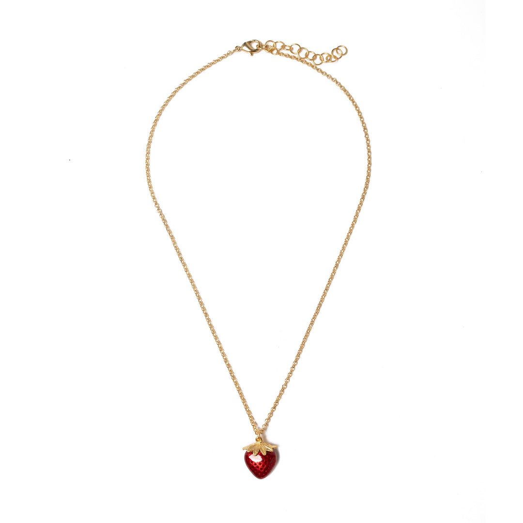 Petite Strawberry Pendant