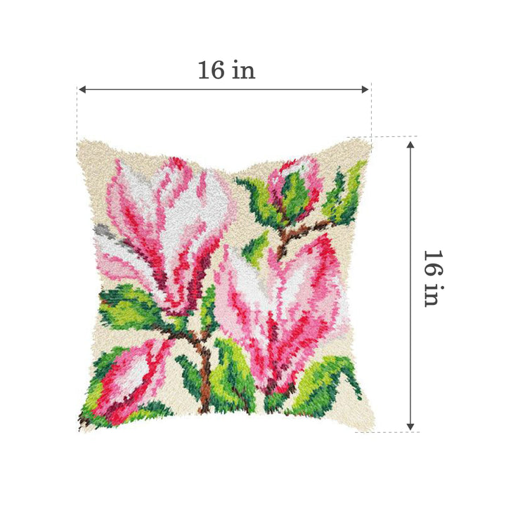 Latch hook cushion kit "Magnolia" 4189