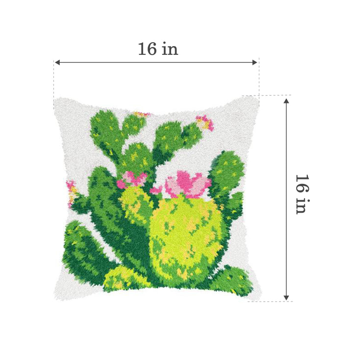 Latch hook cushion kit "Cactus" 4190