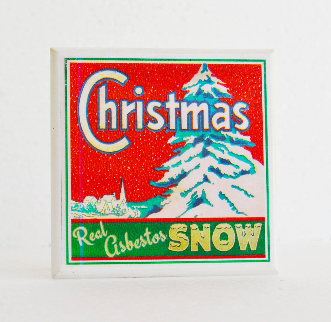 Let it Snow - Vintage Christmas Coaster Set