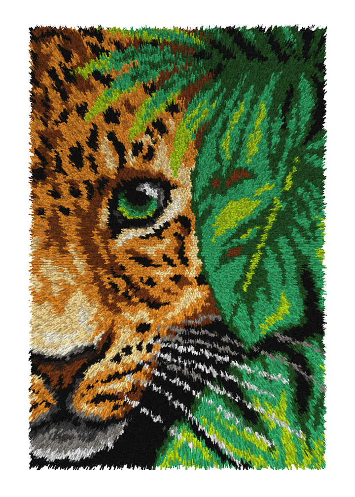 Latch hook rug kit "Leopard" 4246