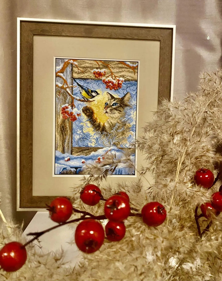 Meeting at the Window R2049 Counted Cross Stitch Kit