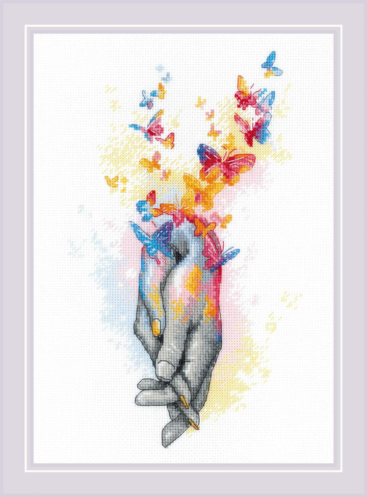 Love is in the Air R2104 Counted Cross Stitch Kit