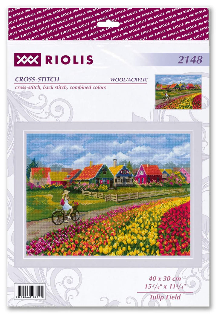 Tulip Field R2148 Counted Cross Stitch Kit