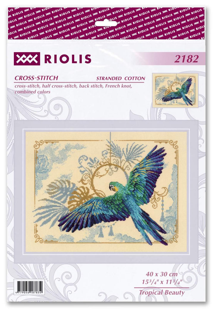 Tropical Beauty R2182 Counted Cross Stitch Kit