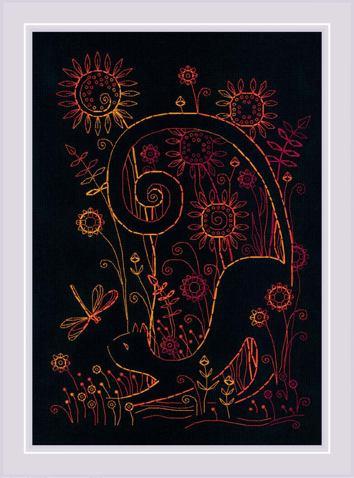 Cats. Summertime R2174 Counted Cross Stitch Kit