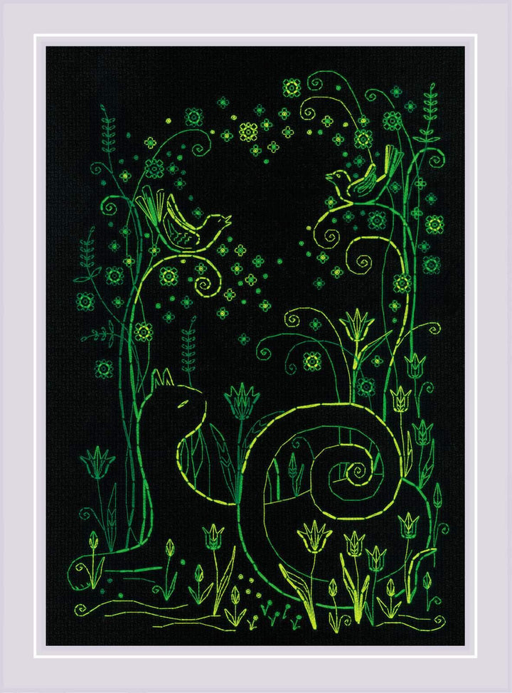 Cats. Spring Melody R2172 Counted Cross Stitch Kit