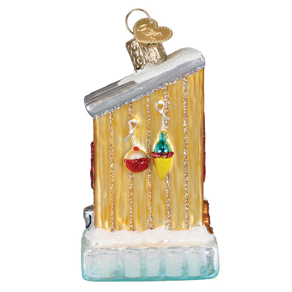 Ice Fishing Shanty Ornament