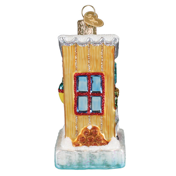 Ice Fishing Shanty Ornament