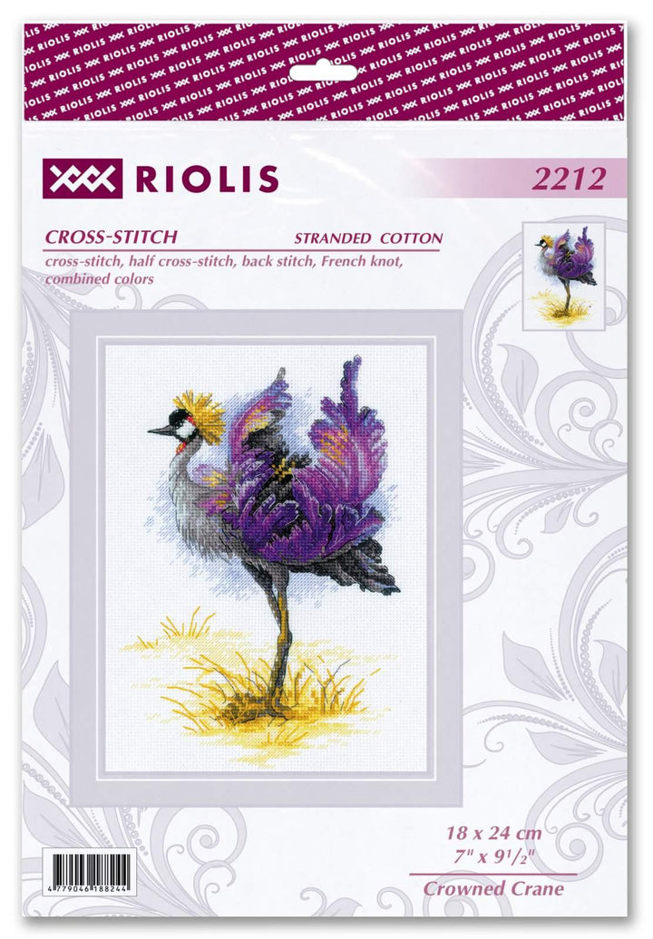 Crowned Crane R2212 Counted Cross Stitch Kit