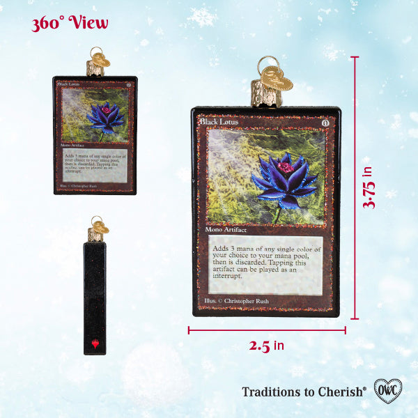 Magic: The Gathering Black Lotus Card Ornament
