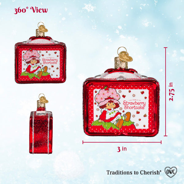 Strawberry Shortcake Lunchbox Ornament