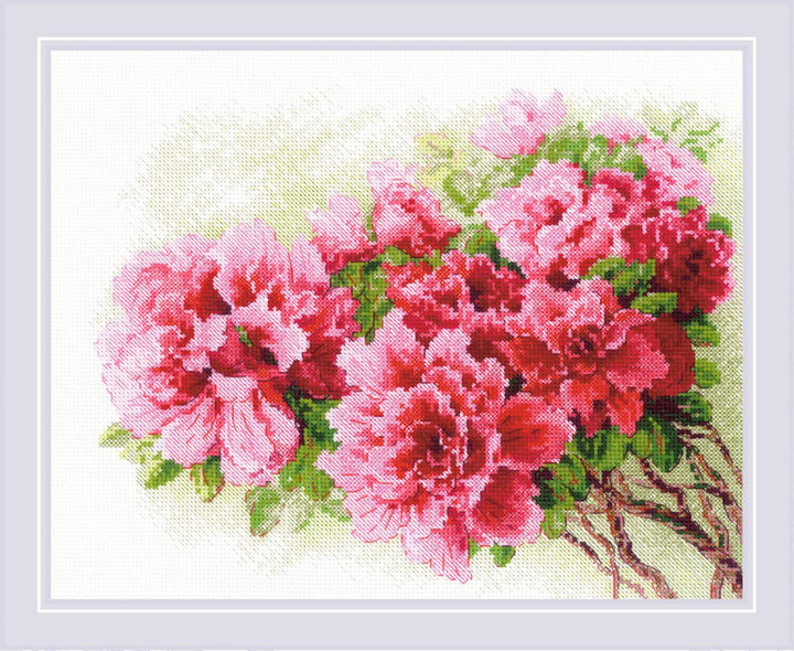 Gorgeous Azalea R2258 Counted Cross Stitch Kit