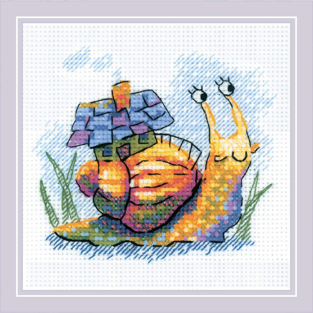 Little Snail R2285 Counted Cross Stitch Kit