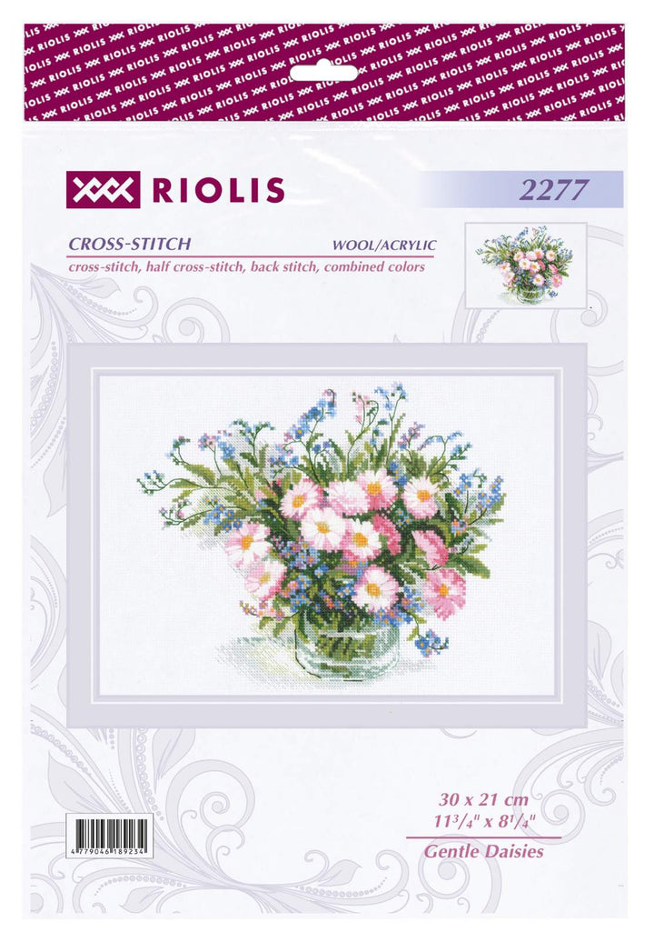 Gentle Daisies R2277 Counted Cross Stitch Kit