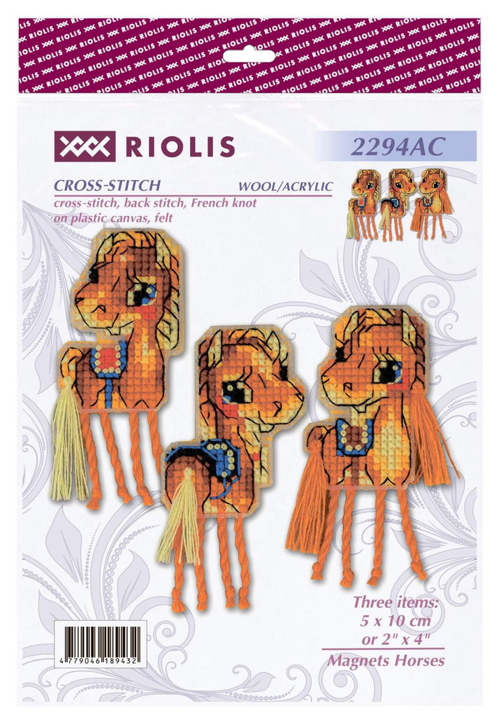 Magnets Horses R2294AC Counted Cross Stitch Kit
