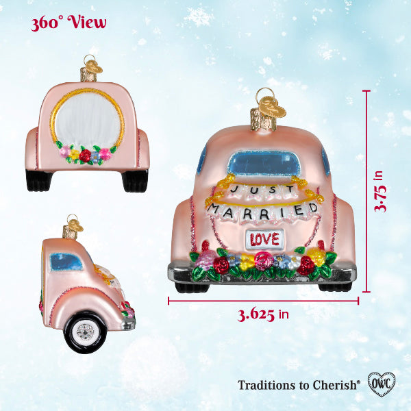 Just Married Magic Ornament