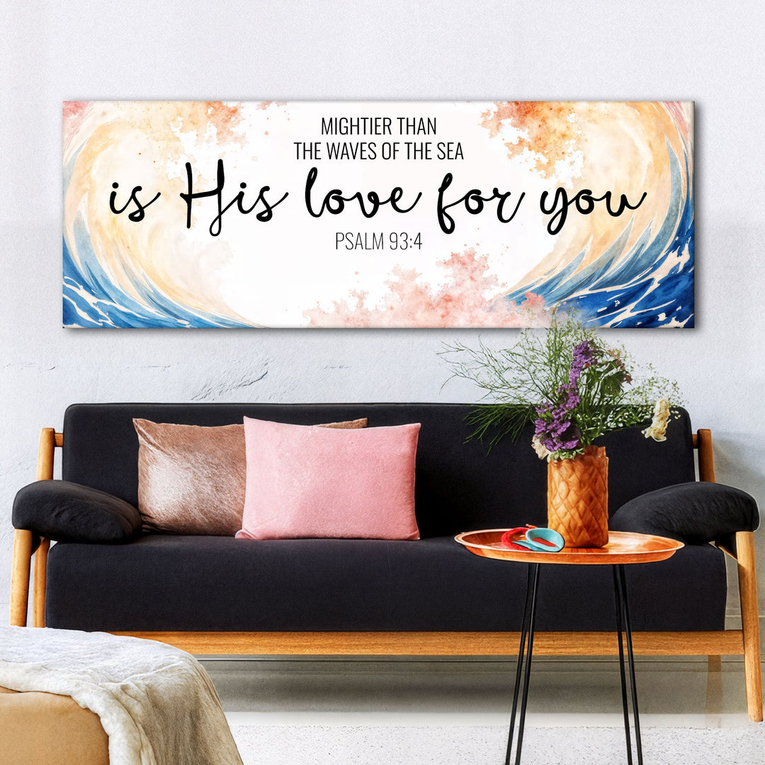 Mightier Than the Waves of the Sea Psalm 93:4 Faith Sign III