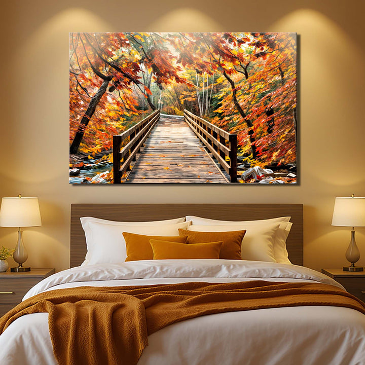 Crossing Autumn Wall Art