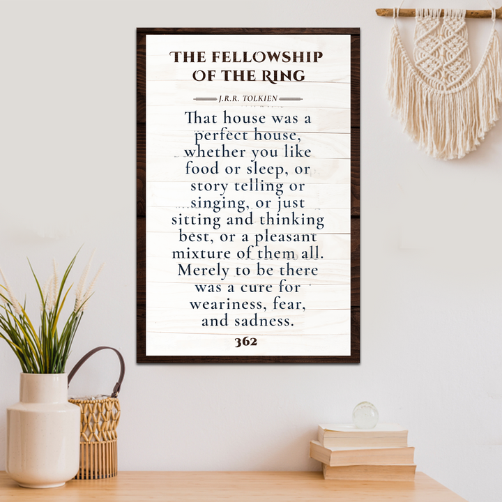Fellowship Of The Ring Sign