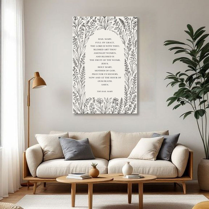 The Hail Mary Faith Sign V