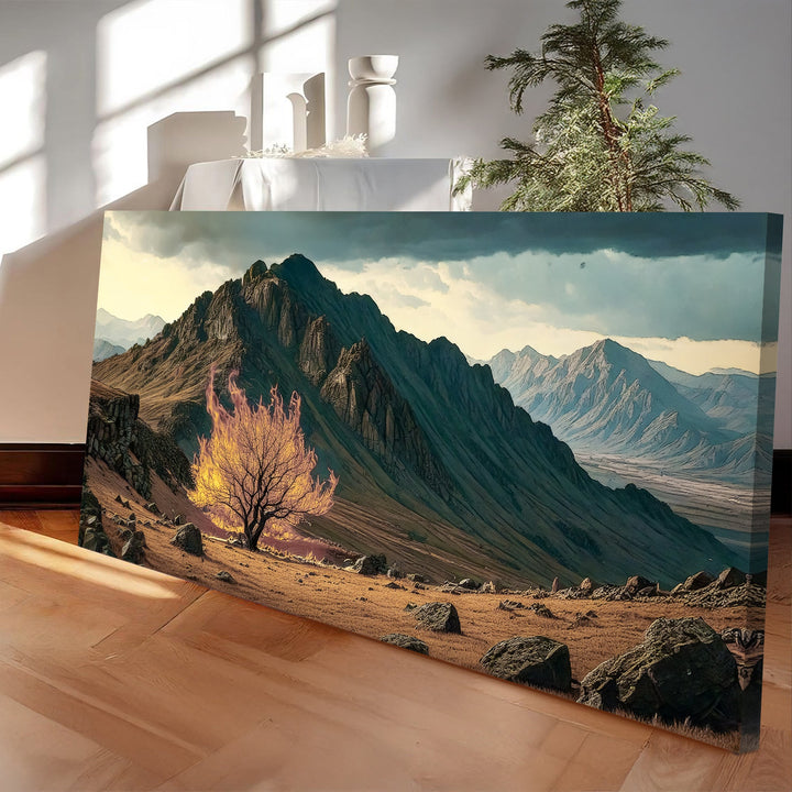 Burning Bush - Faith Wall Art VI