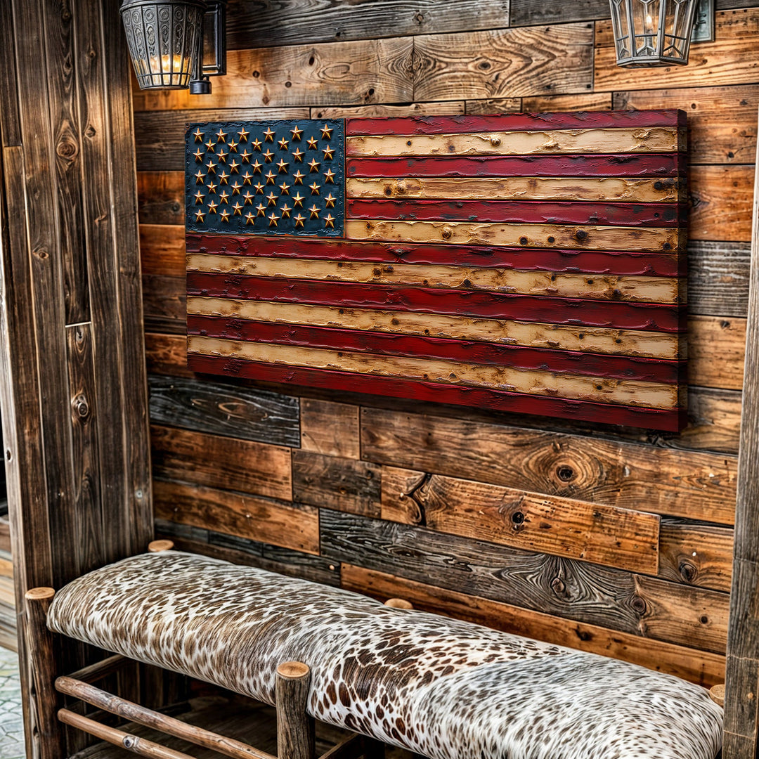 Old Glory American Flag Wall Art