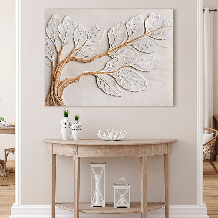 Calm In Ivory Clay Wall Art
