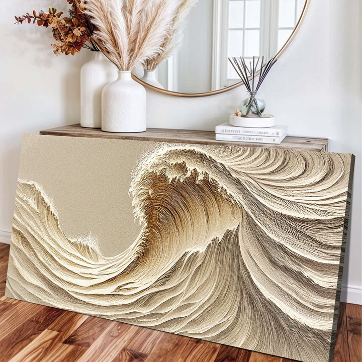 Beige Minimalist Wall Art III