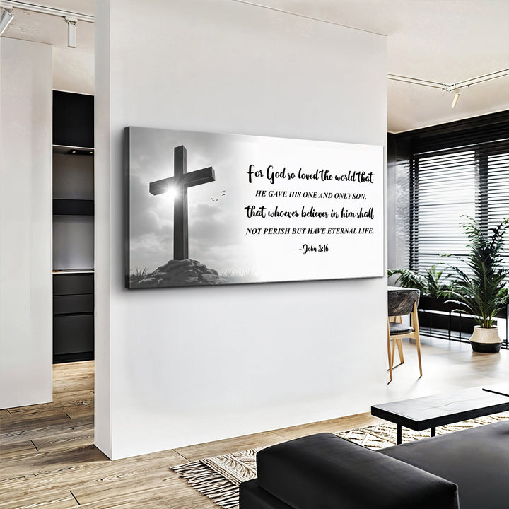 John 3:16: For God So Loved The World Faith Sign VI
