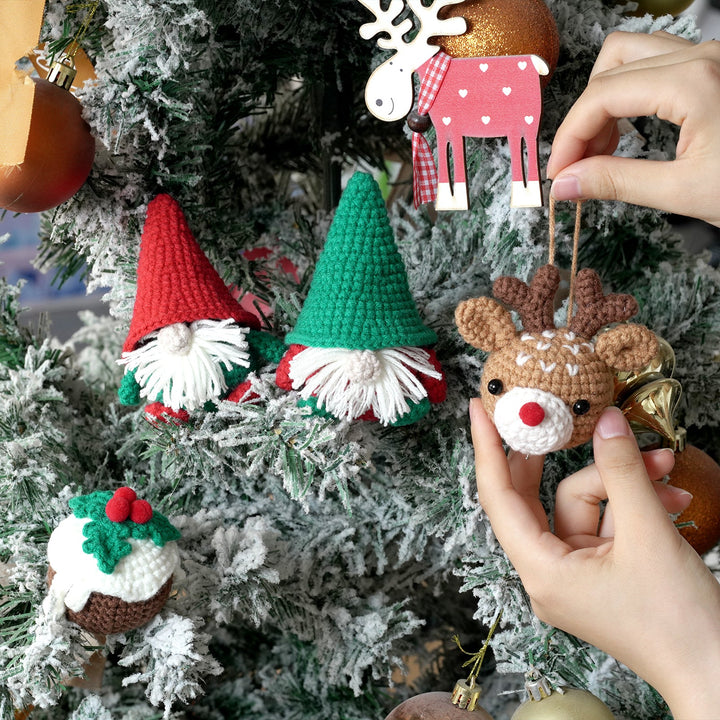 Christmas Amigurumi DIY Crochet Kit Wizardi F07N8-M118