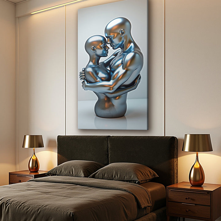 Eternal Love Figure Abstract Wall Art II