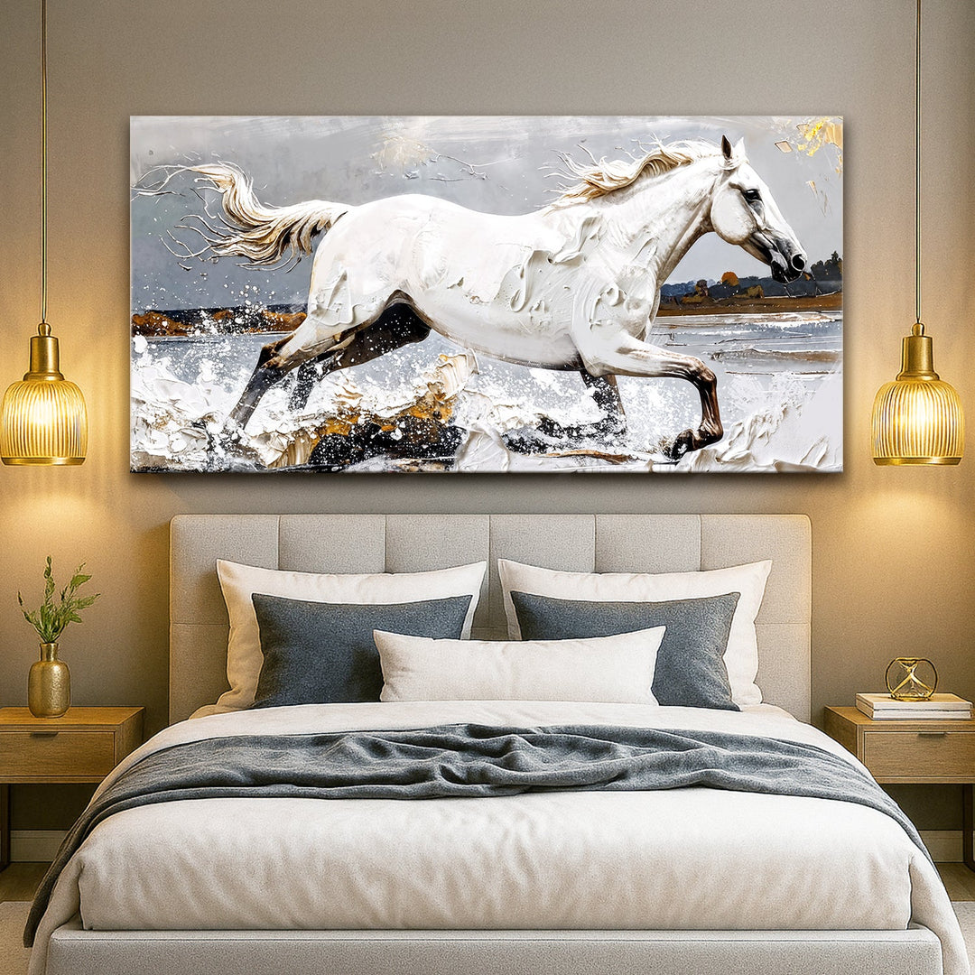Modern Abstract Horse Wall Art