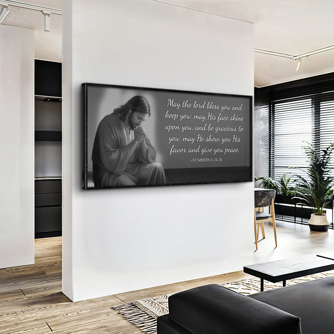 Numbers 6:24-26 - May The Lord Bless You Faith Sign III