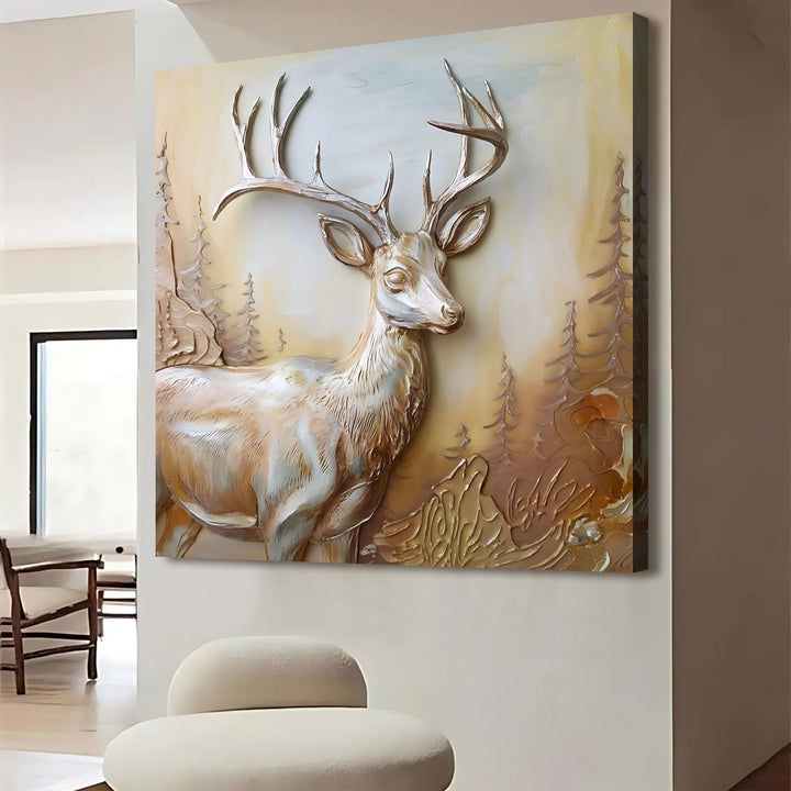 3D Deer Wall Art