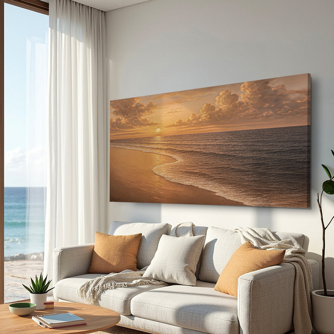 Beach Shoreline Coastal Wall Art VIII