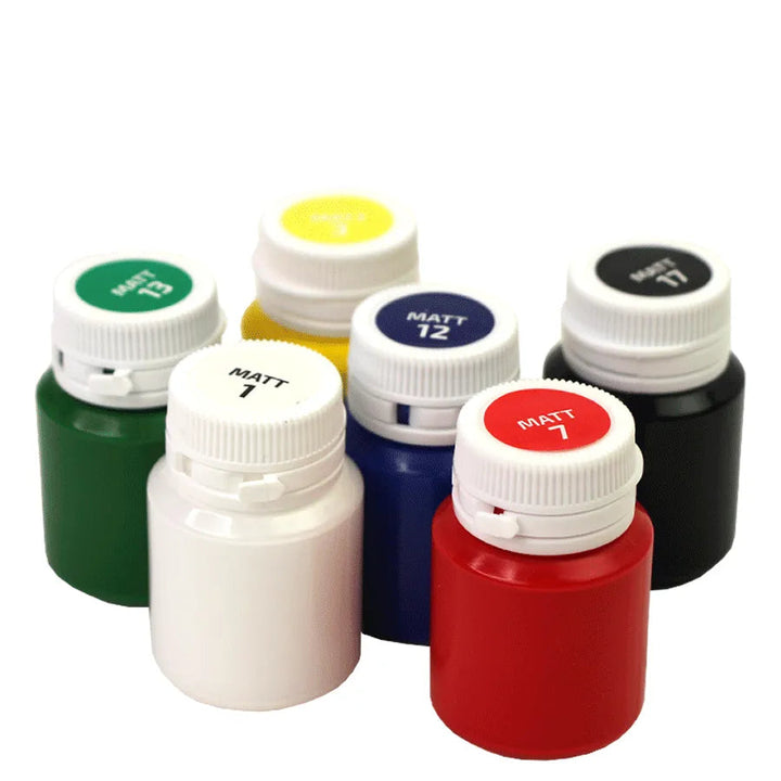 Rose Talent Decorative Mat Acrylic Paint Set 6 colors (0.68 oz each)
