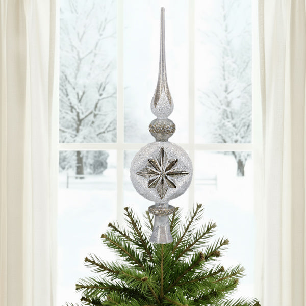 Retro Silver Frost Tree Top