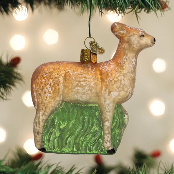 Vintage Doe Ornament