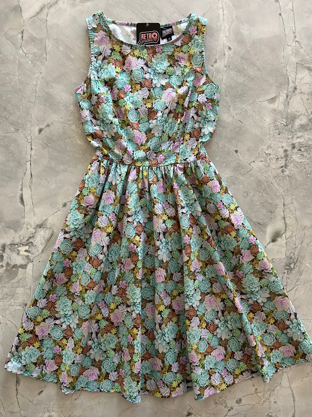 Succulent Vintage Dress