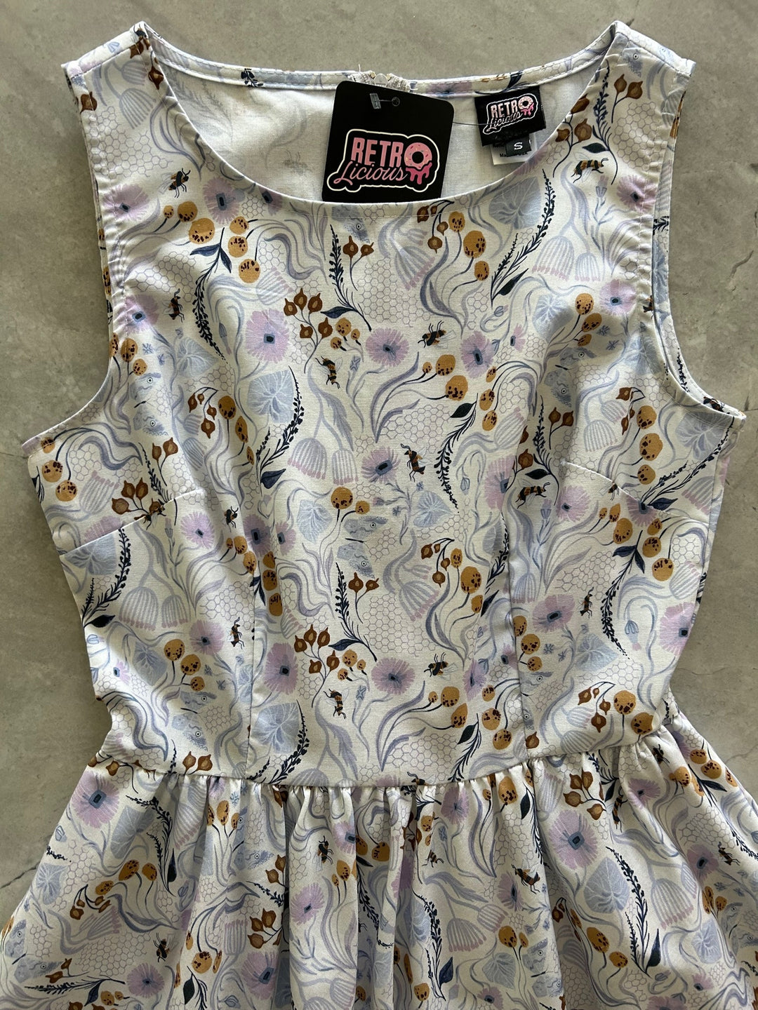 Pollinators Vintage Dress