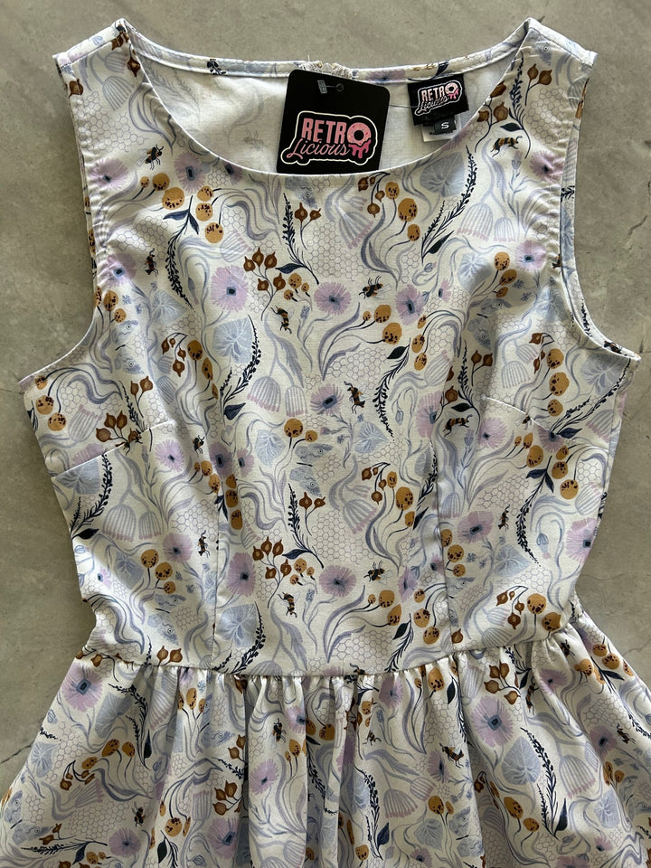 Pollinators Vintage Dress