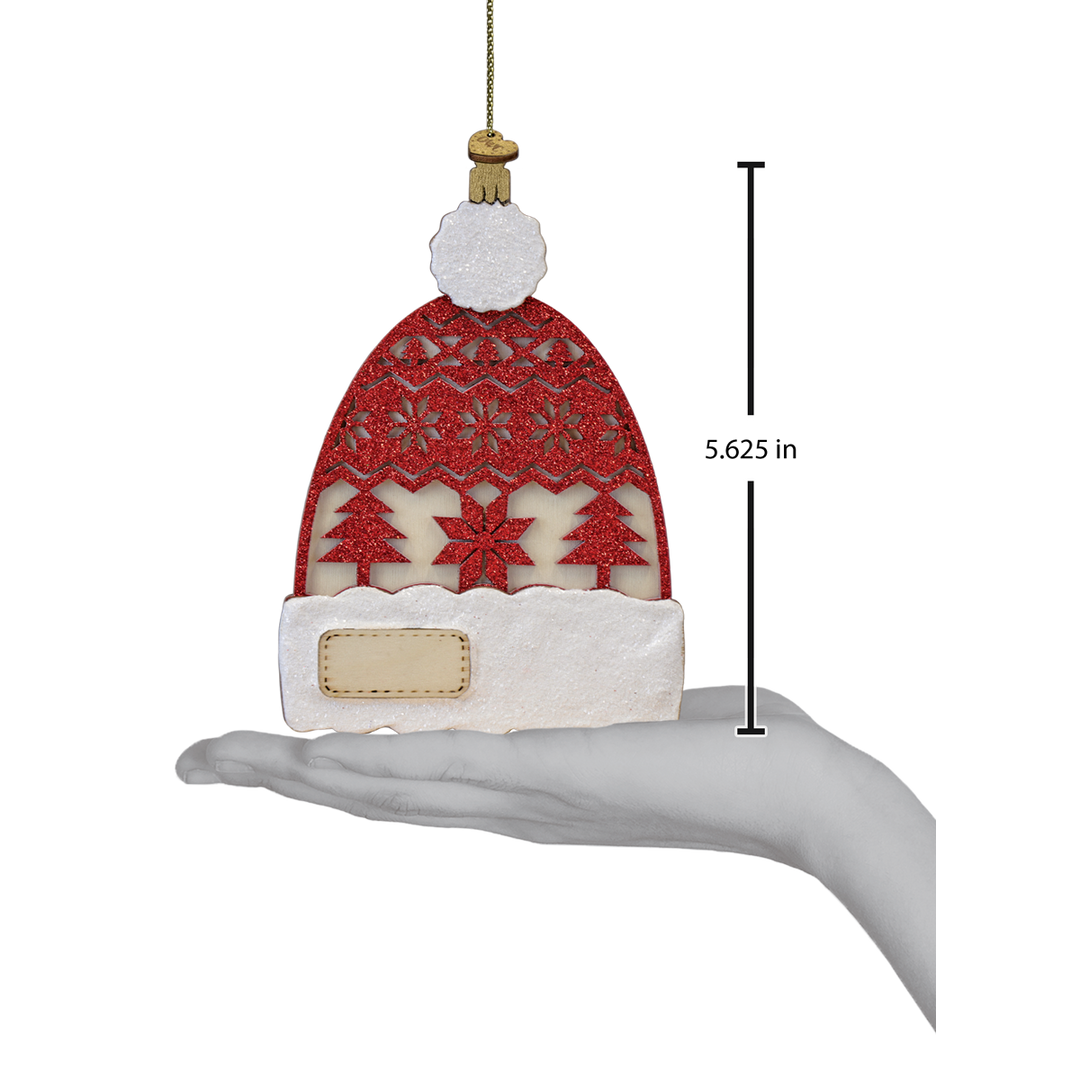 Cozy Cap Surprise Ornament