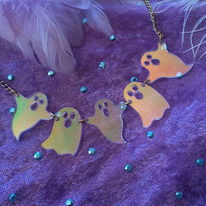 5 Ghostly Friends Necklace