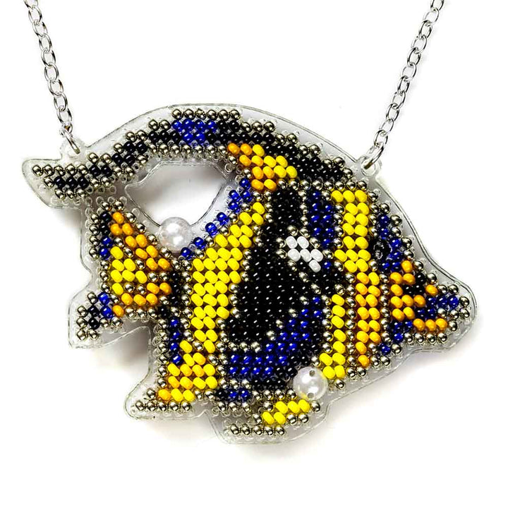 Set for embroidery with beads on a plastic base FLPL-101