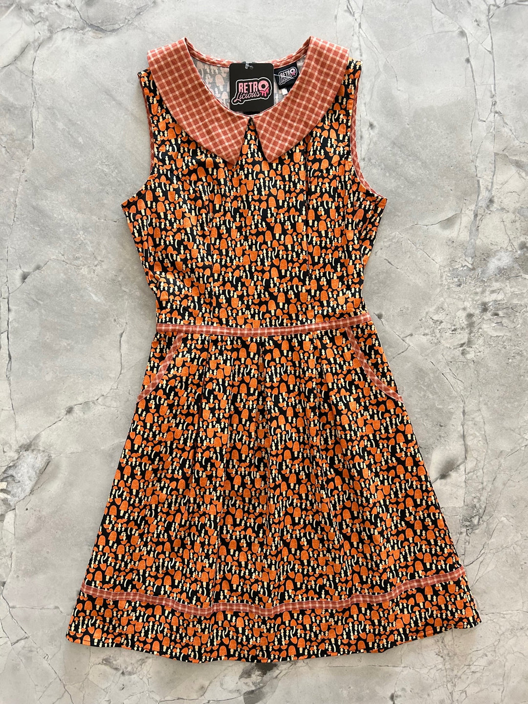 Mushroom Collared Dress