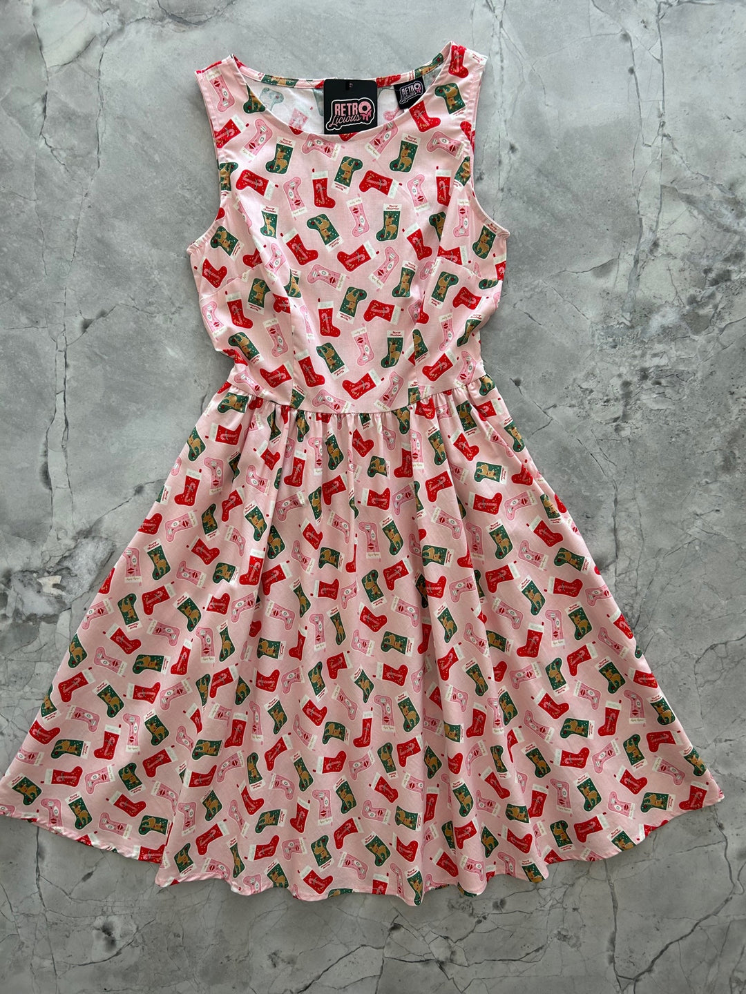 Stockings Vintage Dress - Medium only